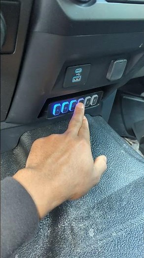 Add upfitter switches to FORD truck!