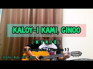 Kaloy-i Kami, Ginoo | Mass_Song | Lyrics and Chords | N. Fernandez Misa no.1