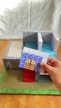Minecraft Magnetic Block Building Tutorial | Creative Block Building ideas #blockbuilding #minecraft