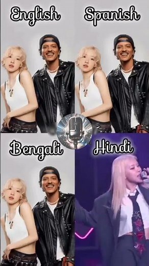 APT - ROSÉ & Bruno Mars ||Cover by rosé,sandaru,salem,sam,rain,#apt #shorts#APT#rosé#kpop#battle