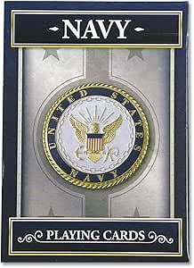 Springbok - United States Navy Playing Cards - Officially Licensed 52 Playing Card Deck - Made in USA