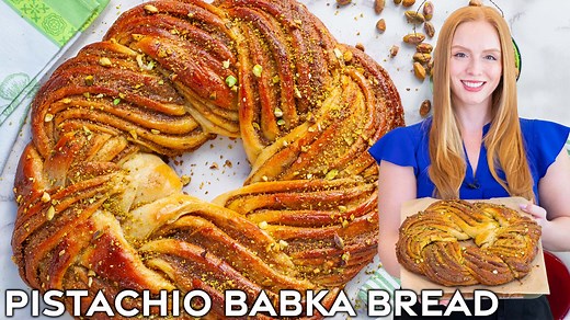 2.1K views · 77 reactions | Simply heavenly! Honey Pistachio Babka Bread Wreath with a pistachio filling and honey glaze! https://tatyanaseverydayfood.com/pistachio-babka-bread/ | Tatyana's Everyday Food | Facebook