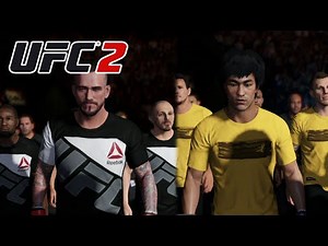 EA Sports UFC 2 | CM Punk vs Bruce Lee | EA Sports UFC 2 Gameplay