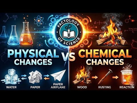 Physical vs Chemical Changes Explained! 🧪 | Science Facts | Factology of Science