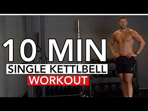 10 MIN: FAT BURNING Single KETTLEBELL FULL BODY WORKOUT!