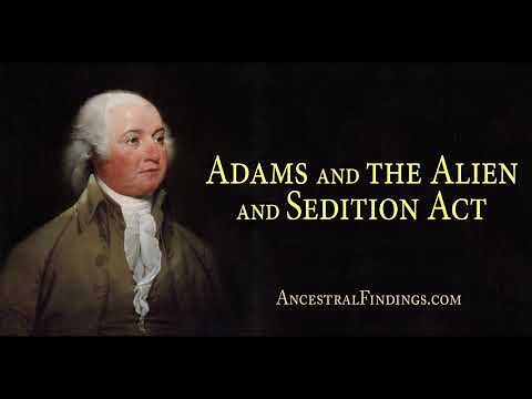 AF-419: Adams and the Alien and Sedition Act | Ancestral Findings Podcast