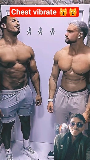 Larry Wheels vs Joesthetics: Who’s playing the Piano chest ? #shorts #motivation #fitness chest