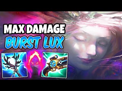 THE BEST LUX SEASON 14 ONE-SHOT BUILD & RUNES | Full AP Lux Gameplay S14 | League of Legends