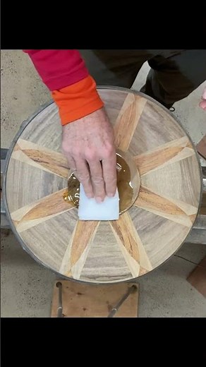 Woodturning – Segmented Platter - short