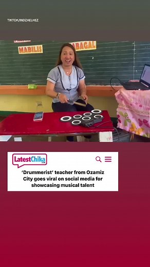 An elementary school teacher from Ozamiz City went viral on social media after she uploaded a video of her jamming with her students on May 18, 2023. According to teacher Lezlie Patana, the electric drum was part of her class observation and surprisingly, her students enjoyed the moment. #philippinestar #teachersoftiktok #teacher #teacherlife
