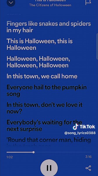 Happy Halloween 🎃👻 This Is Halloween by the citizens of Halloween #halloween #thisishalloween #disney #foryoupage #fyp #songs #fypシ゚viral #spotify #lyrics #lyricsvideo #voorjou #foryoupage❤️❤️ #song