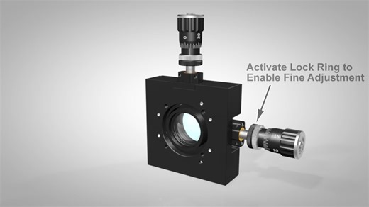 5 mm XY Translation Mount for Ø1 Optics with Differential Drives