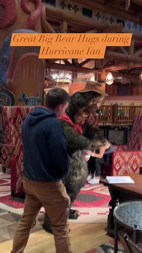 The Country Bears made a rare appearance out at Disney’s Wilderness Lodge and surprised guests young and old during Hurricane Ian, which Country Bear is your favorite? #countrybearjamboree #disneyresorts #disneyworld #disneyparks #hurricaneian2022 #hurricaneian #disneymagic | Streaming the Magic