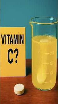 Actual content of Vitamin C in effervescent tablets