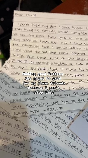 Personalized Graduation Letters for Close Friends | Class of 2024
