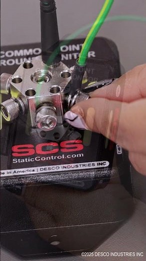 Common Point Ground Monitor Overview | SCS #ESDGrounding #scs #staticcontrol #shorts
