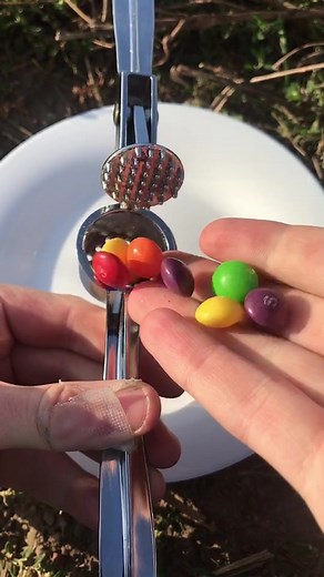 Crunchy Skittles Pressing ASMR Video 2021