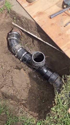 Plumbing: 4in two way clean out installed for area drain