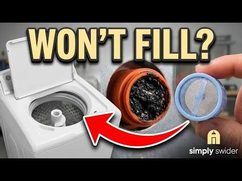 GE Washer No Water? Check THIS First! (Free Fix Works 70% of the Time)