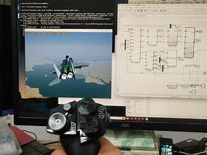 飞行摇杆+flightgear+matlab实现实时飞控