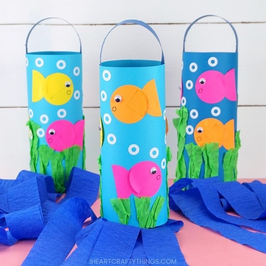 208K views · 822 reactions | EASY FISH WINDSOCKS  https://iheartcraftythings.com/fish-windsocks.html | I Heart Crafty Things | Facebook