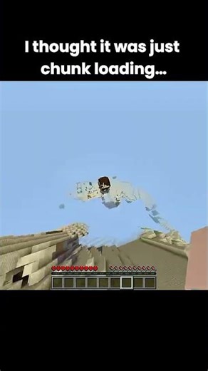 i thought ut was just chunk loading 😭 || minecraft sgort #shorts #viral