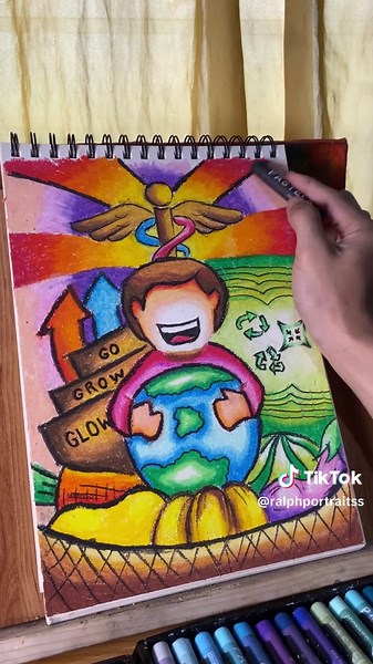 Nutrition Month Poster Making: Nutrisyon at Kalikasan Ating Pangalagaan