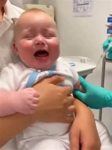 Emotional Moments of Baby's First Injection