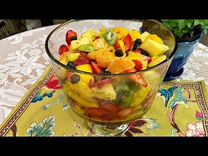 AMAZING TROPICAL FRUIT SALAD (Quick & Easy)