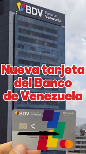 Marcelo Restrepo | Economía y Finanzas on Instagram: "El Banco de Venezuela saca al mercado sus nuevas tarjetas Mastercard debit. #economia #finanzaspersonales #banco #bdv #mastercard #tarjeta"