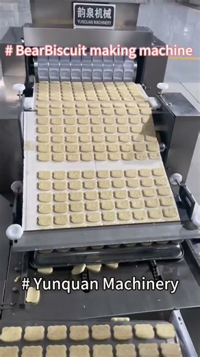 #Cookie making# BearBiscuit# biscuit forming machine# Food machinery and equipment