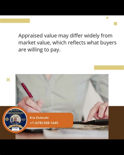 Appraised vs. Market Value Explained #atlantarealtor #atlantarealestate #georgiarealtor #georgiarealestste #home | Kris Dulevski