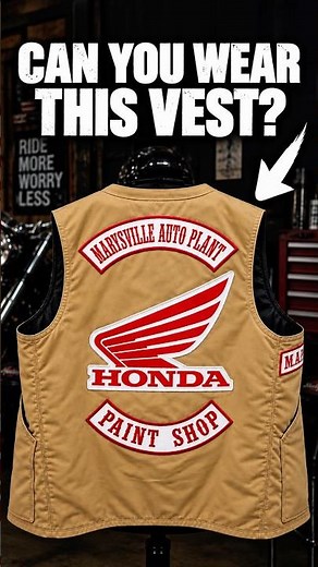 This Honda Work Vest Looks WAY Too 81 😳