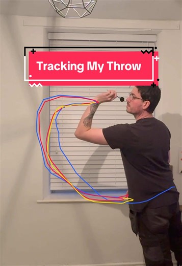 Tracking my dart throw using ‘Pose & Tracking for Darts app #darts #dartscommunity #motiontracking #belfaststorm