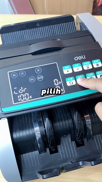 Tutorial Mendeteksi Uang Palsu di Money Counter