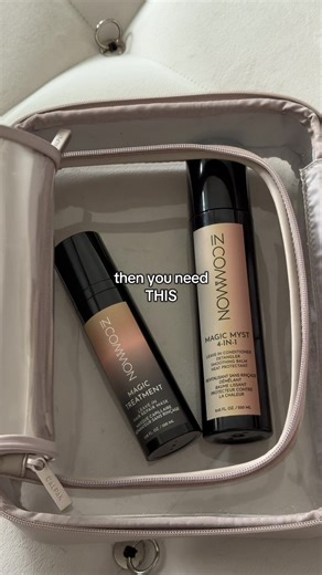 From dry and frizzy to shiny and smooth with a magic combo ✨ #incommon #hairmask #leaveinconditioner #hairrepair #hairtreatment