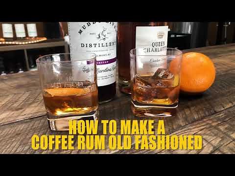 How to make a Coffee Rum Old Fashioned