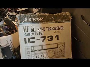 Icom IC731(IC735)HF Transceiver, one of the real treasures that Icom blitzed the market with in 1985