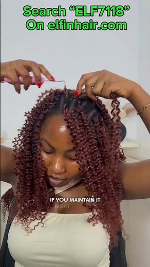 Salon-Quality Colored Crochet Hair Install at Home | Easy Method