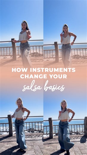 Chely Latinesa | International Salsa Dancer | Salsa basics through different instruments 🎶🕺 Trying the same salsa basic steps — son, Suzie Q, etc. — but dancing to different... | Instagram