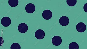 Simple Colored Rounds Rotation Fun Cartoon Animation Loop Background Stock Video