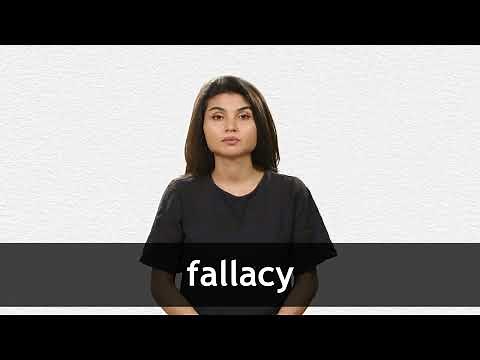 How to pronounce FALLACY in American English