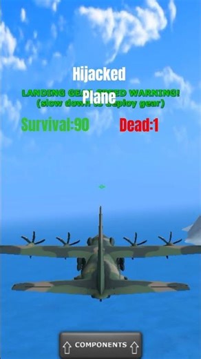 plane emergency landing in water#roblox #turbopropflightsimulator #robloxgaming #robloxedit