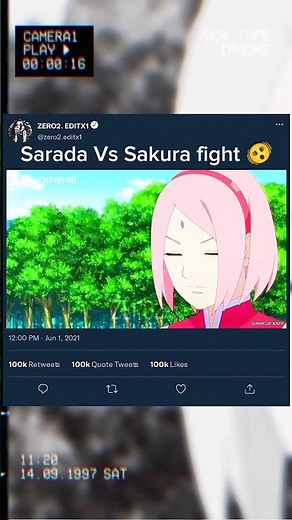Sarada vs Sakura 💥 Epic Mother-Daughter Clash | Naruto Boruto Edit #animeshorts#SaradaVsSakura#Narut