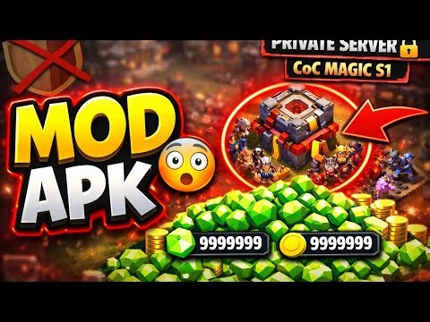 Clash of Clans Private Server MOD APK 😱 | Unlimited Gems | Magic S1