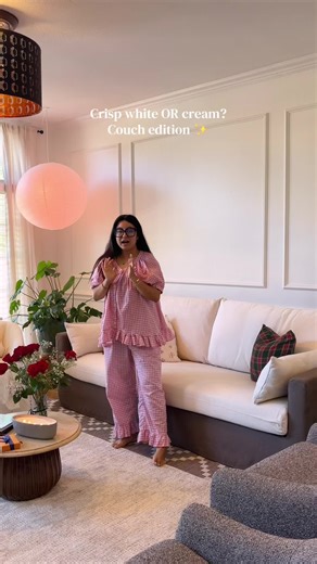 Crisp White vs. Cream Couch Cover Dilemma