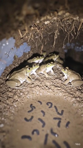 Frog POV: Underground World 🐸 || #aishorts #shortsfeed #pov