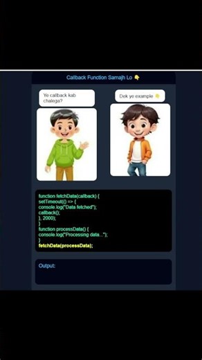 Callback Function Samajh Lo 30 Sec Me 😂 | JavaScript Easy Explanation 💻 #shorts