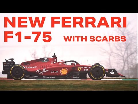 New Ferrari F1-75 with Scarbs by Peter Windsor