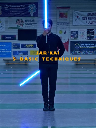 Dual Wielding Lightsaber 5 basic techniques #jarkai #dualwielding #lightsaber #lightsaberpath #tuto